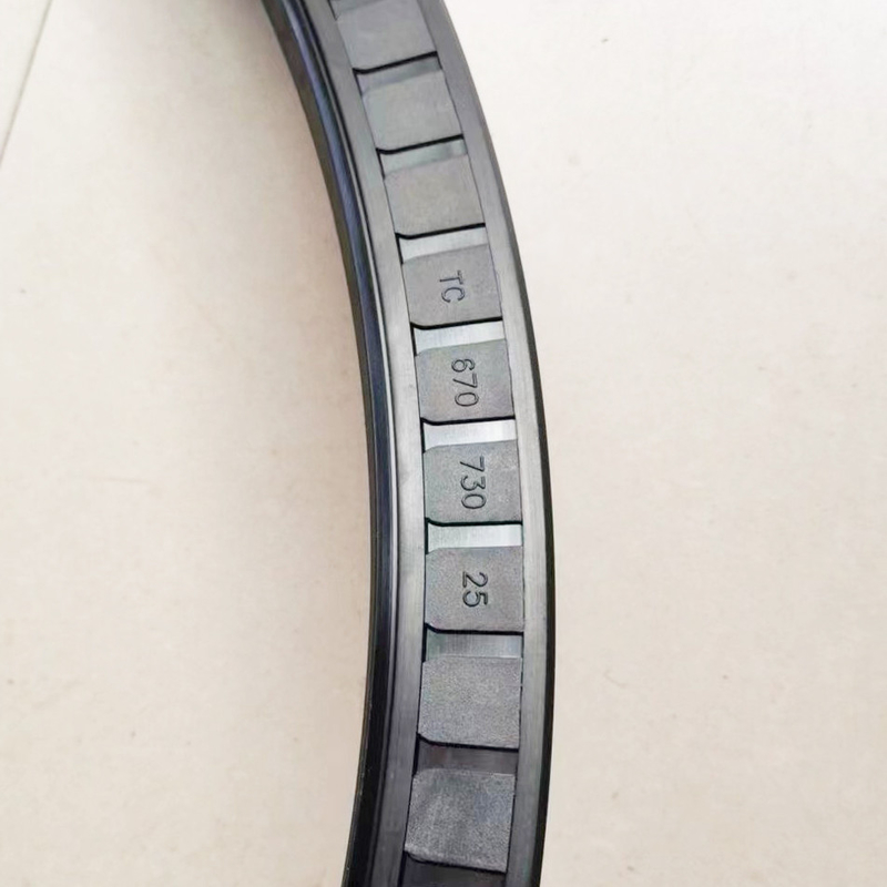670*730*25 TC オイルシール 高温耐性のために NBR FKM ゴムで製造